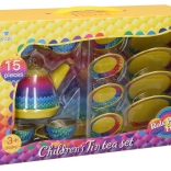 17-teiliges Gelbes Blechgeschirrset