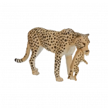 Mojo Gepard mit Jungtier – realistische Figur für Kinder und Sammler