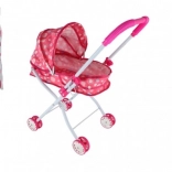 Tiefer Puppenwagen – stoffbezogen, leicht und faltbar