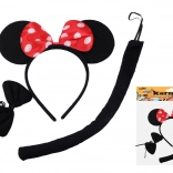 Set Karneval - Maus Schwarz