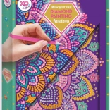 Block A5 Violette Mandala Diamantmalerei