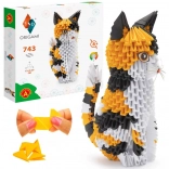 Alexander kreatives Origami 3D Katze – Bastelset aus Papier