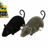 Aufziehbare Maus 12 cm - 2 Farben