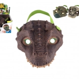 Gummimaske im Dinosaurierstil für Karneval