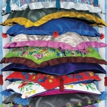 Eurographics vertikales Puzzle Die Katzenprinzessin auf der Erbse 1000 Teile