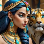 Puzzle Ägyptische Freundschaft 300 Teile BLUEBIRD