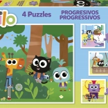 Educa Puzzle Milo 4 in 1