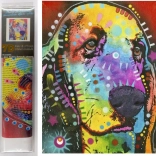 Diamantmalerei 7D – Hunde-Blick 30 × 40 cm