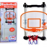 Heim-Basketballkorb mit Ball und Pumpe, höhenverstellbar