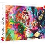 Puzzle 1000 Teile Farbiger Löwe