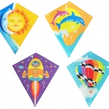 Flugdrachen Rautenkite aus Nylon für Kinder