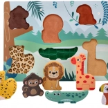 Holz 3D Puzzle Safari Tiere