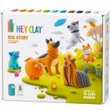 Hey Clay: Hundegeschichten - Set mit Modelliermasse
