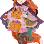 Djeco Riesiges Puzzle Hexe Lily