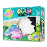 Mosaik mit Einhorn-Malerei