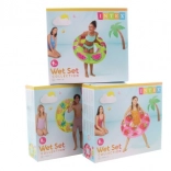 Aufblasbarer Schwimmreifen mit Griffen 107cm