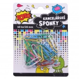 Bunte Büroklammern 28 mm