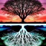 Diamantmalerei Baum 30x40 cm