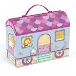 DJECO Tinyly Figur Bluchka mit Reisemobil