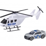 TEAMSTERZ Hubschrauber und Auto – Rettungsfahrzeug-Set