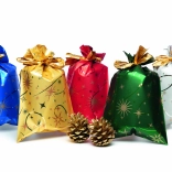 Zellophanbeutel Sterne 20x35 cm