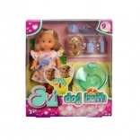 Puppe Evi mit Hund und Zubehör