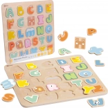Classic World Holzpuzzle Montessori ABC 27 Stk.