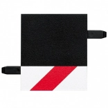 Randstreifen für Gerade 1/4 für Slotbahnen CARRERA EVOLUTION, DIGITAL 132 und DIGITAL 124