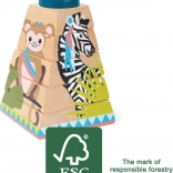 Holzturm zum Stecken Jungle small foot