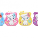 Metall-Spardose mit Katzenmotiv mit Schloss