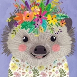 Puzzle 500 Teile Floral Friends – Igel von Mia Charro