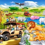 Castorland Puzzle Abenteuer auf Safari MAXI 40 Teile