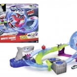 Autorennbahn White Shark mit Looping und Lichteffekten