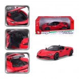 Metallmodell BBURAGO FERRARI SF90 STRADALE 1:18 rot