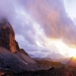 Panorama-Puzzle Tre Cime Dolomiten Heye 1000 Teile