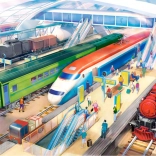 Puzzle Güterbahnhof 180 Teile