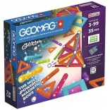 Geomag Glitter – magnetisches Konstruktionsset mit 35 Teilen