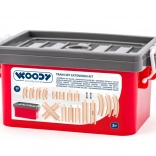 Set aus Holzschienen im Box – 20 Stk.