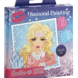 Diamantmalerei-Set mit Rahmen Besties 15×15 cm