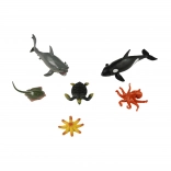 Satz von Meerestieren in einer Box