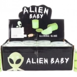 Leuchtender Schleim mit Außerirdischem im Fass