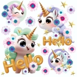 Bügelbilder Pony World – Set 15 × 21 cm