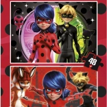 Puzzle Miraculous – Geschichten von Ladybug und Cat Noir 2×48 Teile EDUCA