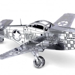 Metall-3D-Modell des Flugzeugs P-51 Mustang METAL EARTH