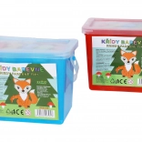 Bunte Straßenkreiden im Eimer – 15 Stück