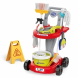 Kinder-Putzwagen mit Zubehör 55 cm
