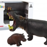 Figurenset Nilpferd mit Jungtier – Tiere der Welt