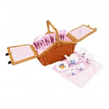 Picknickkorb Romantik – Kinder-Teeset small foot (30-teilig)