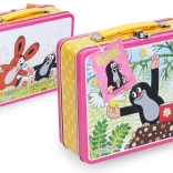 Blechkoffer Krtek rosa für Kinder