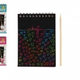 Buntes Kratznotizbuch für Kinder